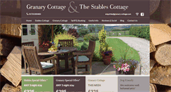 Desktop Screenshot of granary-cottage.com